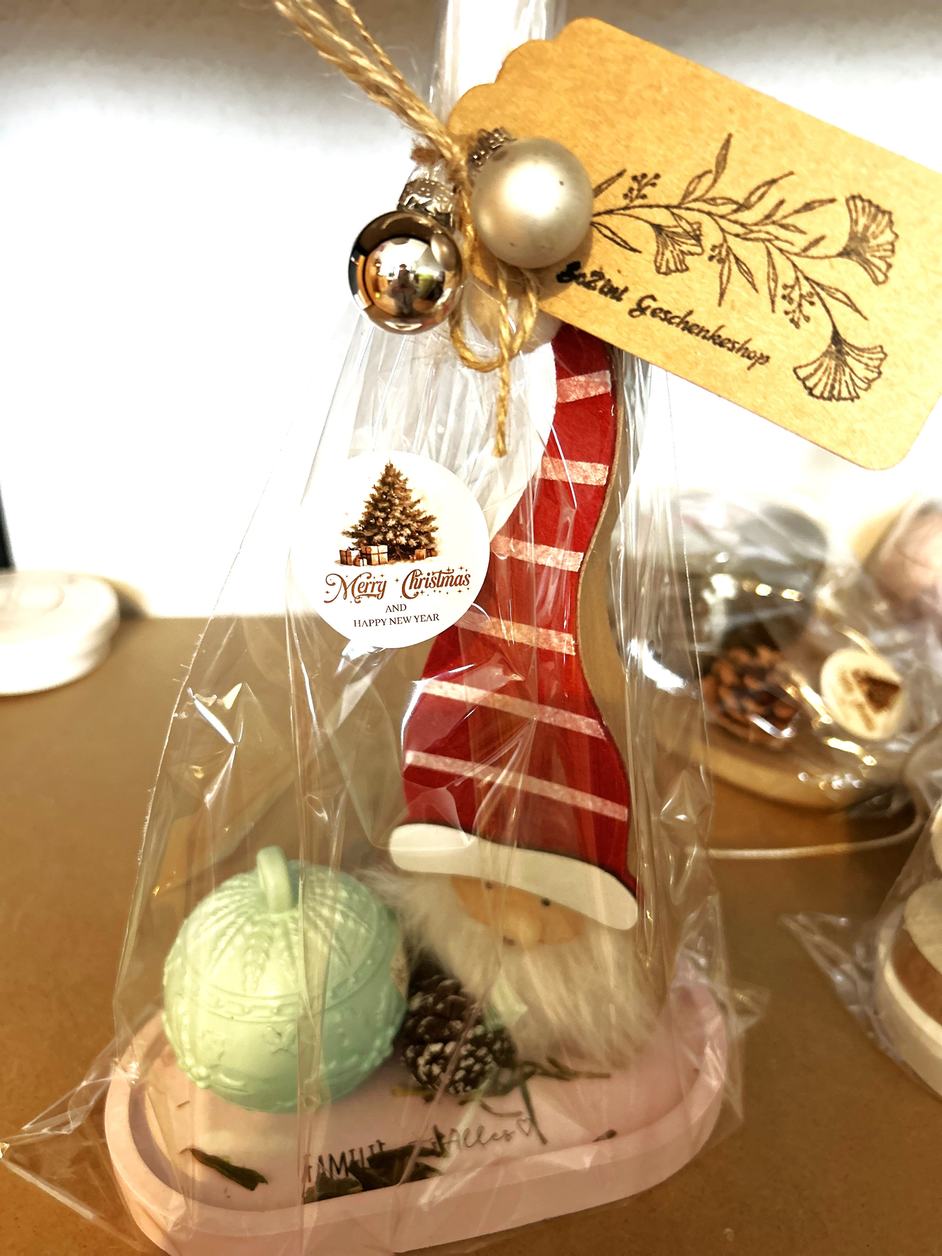 Gipsdeko " Weinachten"