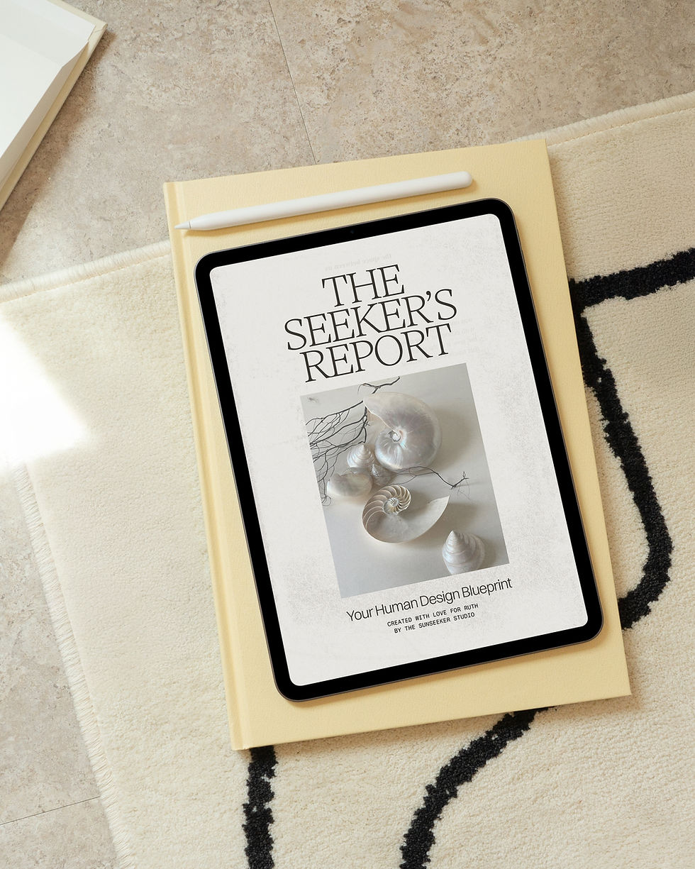 Report Mockup on Ipad
