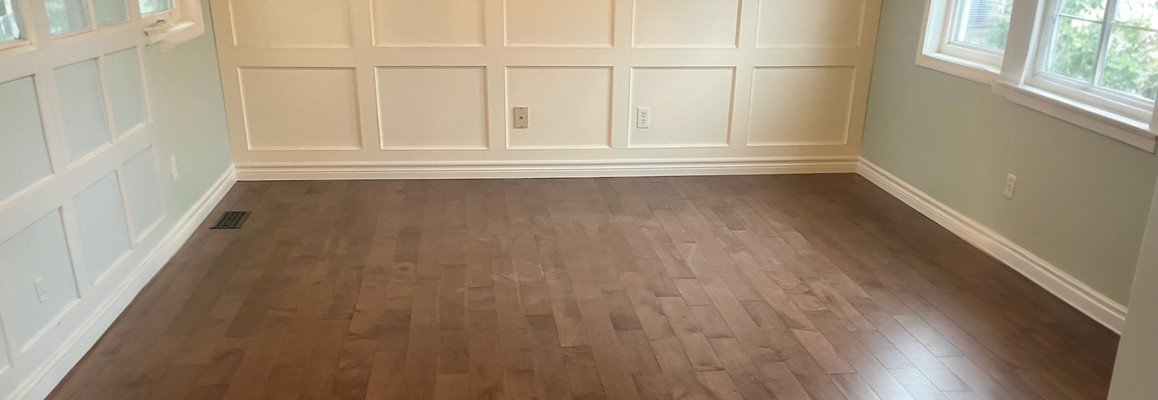 brown hardwood floors