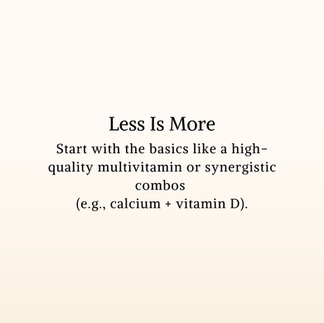 Less is More