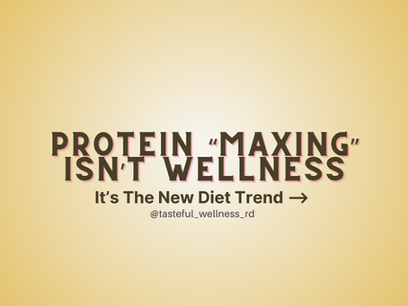 Protein Maxing Isn't Wellness, It's the New Diet Trend