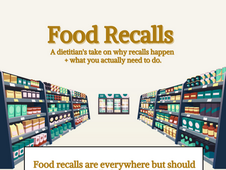 Why Are Food Recalls Everywhere Right Now? A Dietitian Explains