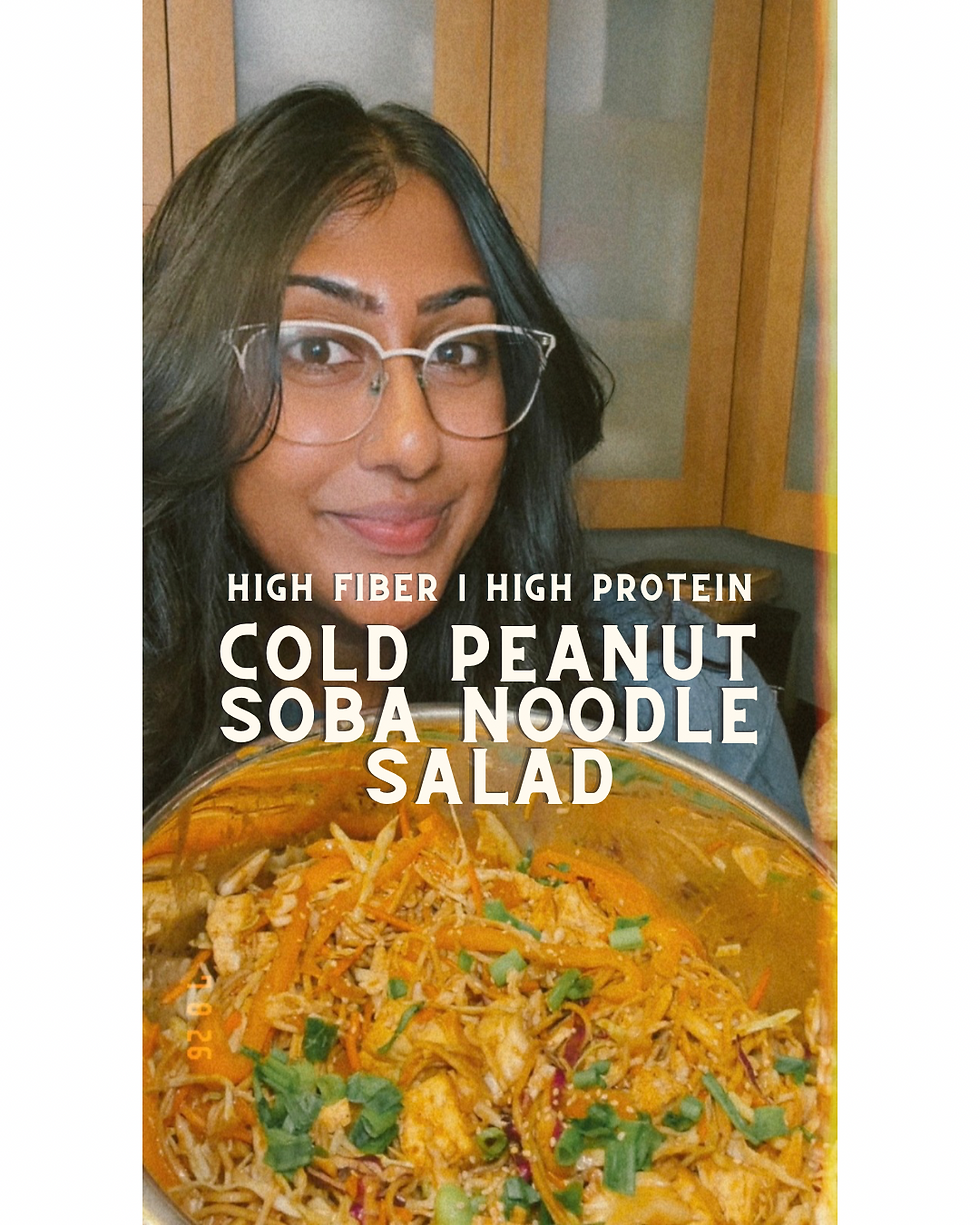Cold Peanut Soba Noodle Salad with Crispy Tofu