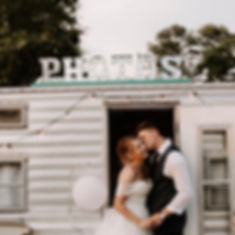 Glenview Farm Wedding, Timmonsville SC, Vintique Camper Co, Photo Booth Camper Trailer