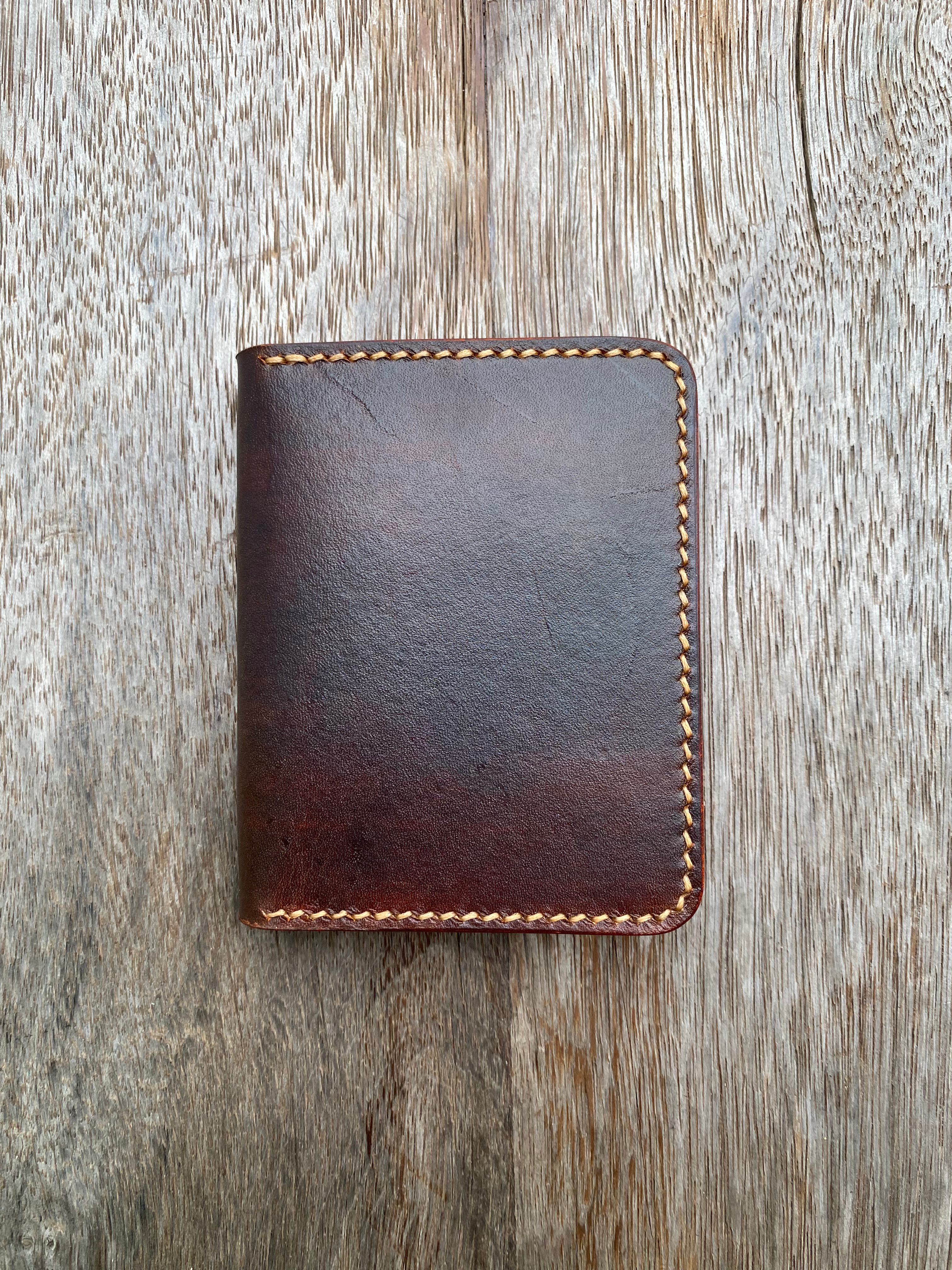 The Cooper in Veg Dark Whisky Brown and Whisky dyed edges