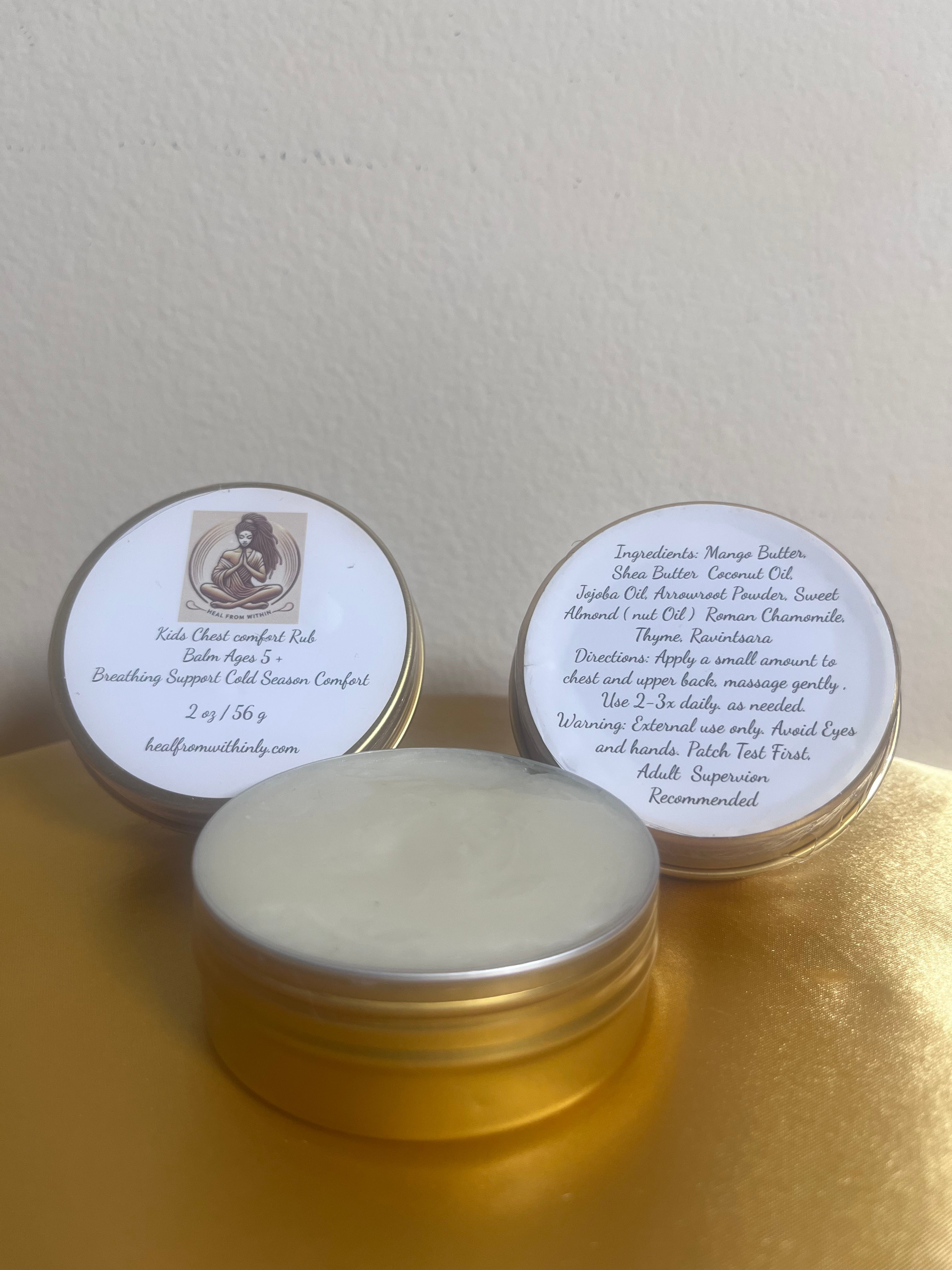 Kids Chest Comfort Rub Balm (Ages 5 +)