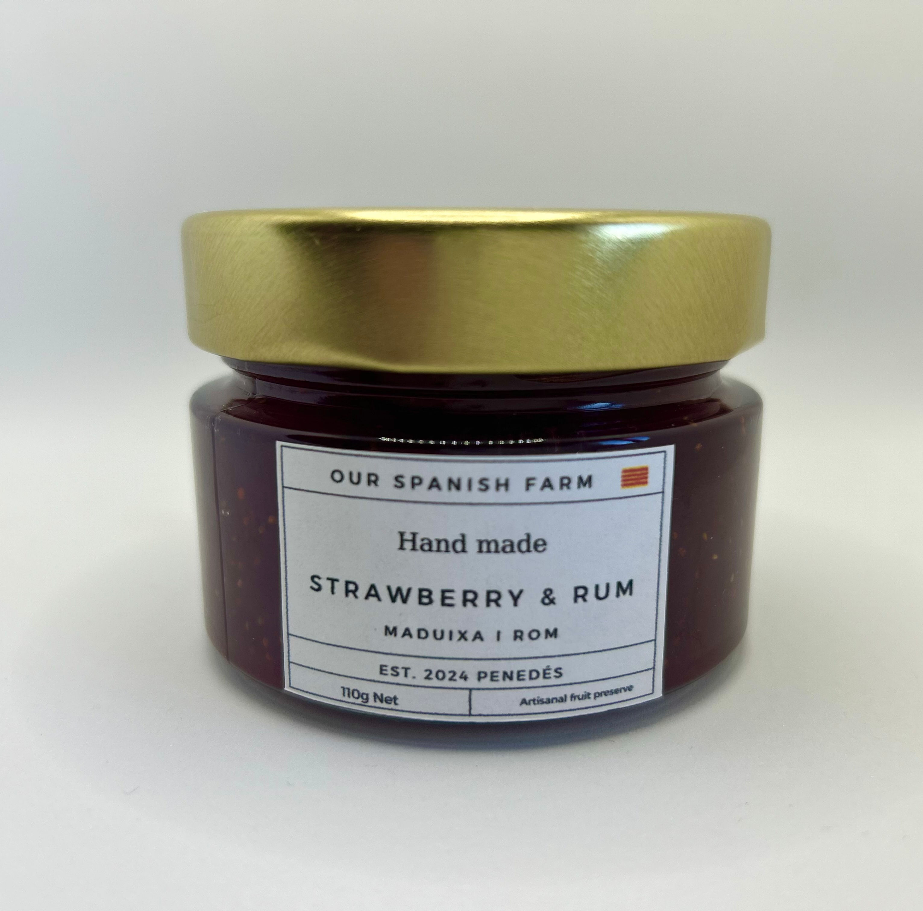 Strawberry & Rum jam 110g