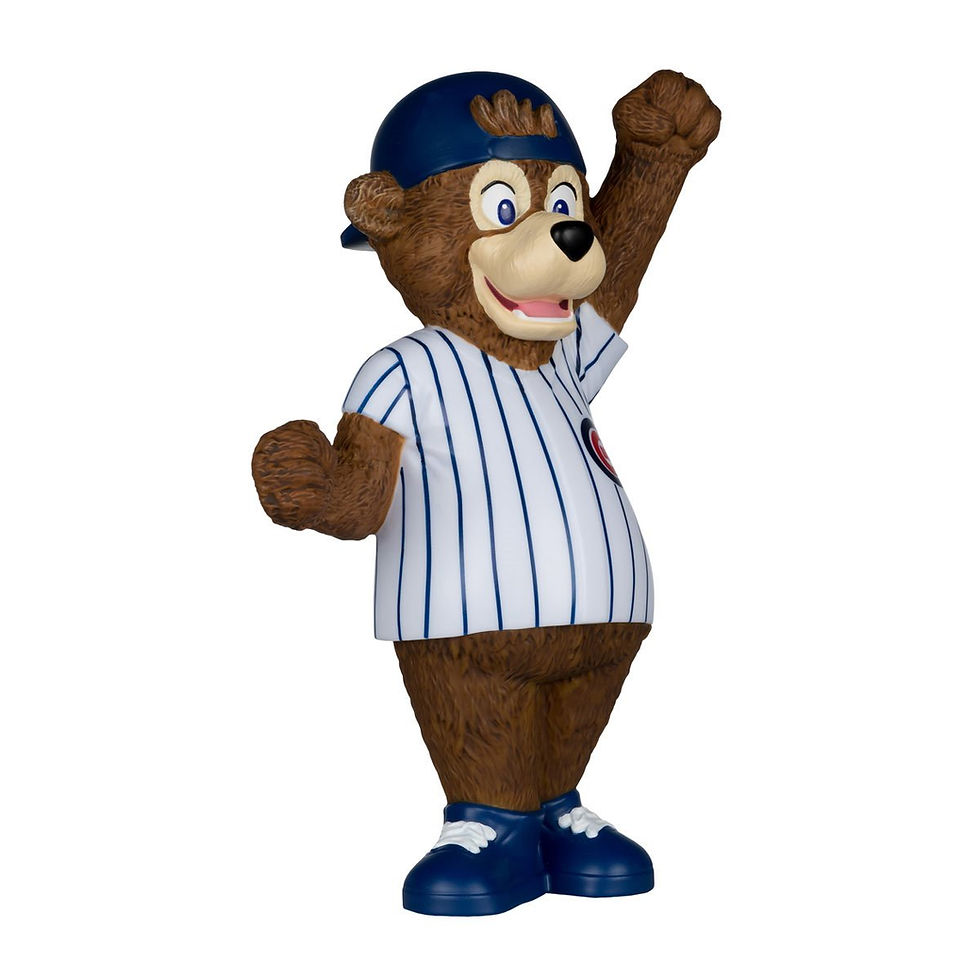 섬네일: MLB SportsPicks Chicago Cubs Clark Mascot 7-Inch Posed Figure