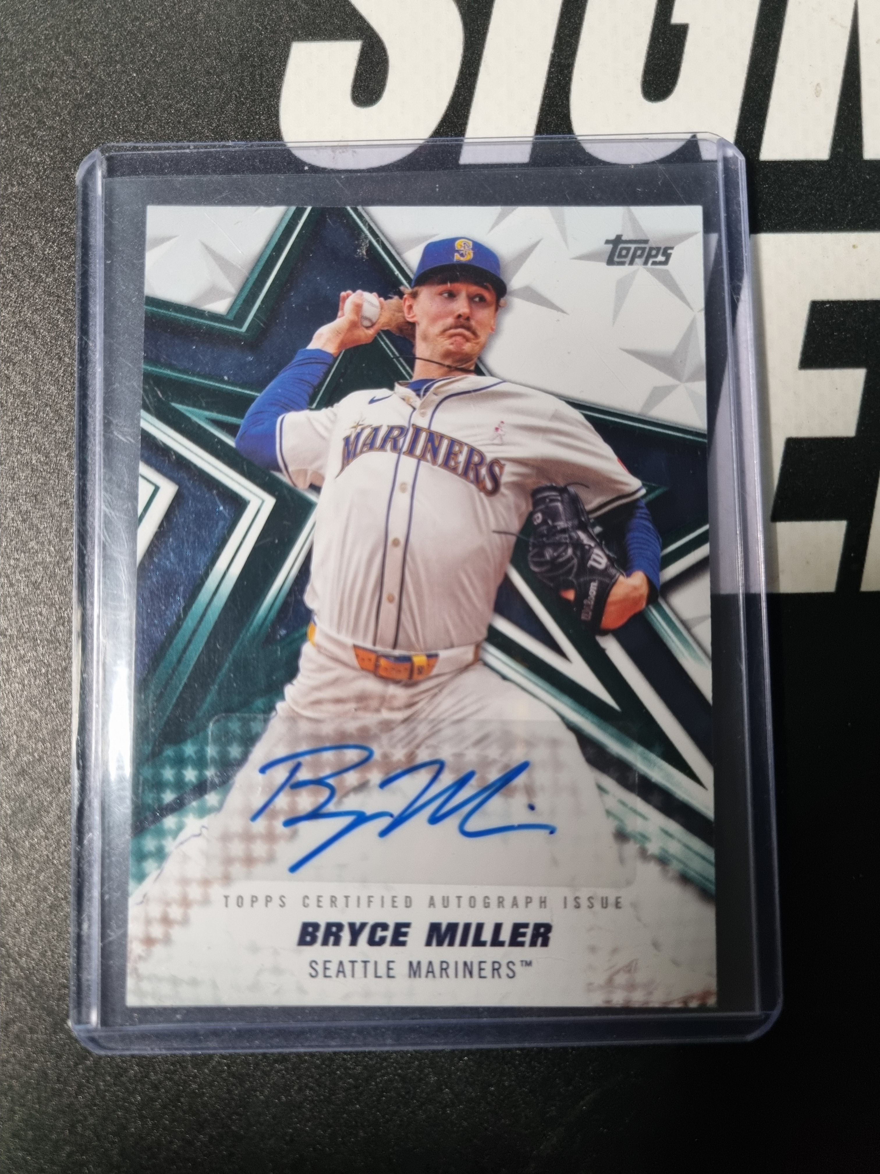 Bryce Miller Seattle Mariners Signed 2026 Topps Baseball Stars