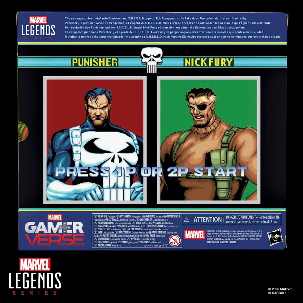 Thumbnail: Punisher Marvel Legends Gamerverse Punisher and Nick Fury 6-Inch Action Figures