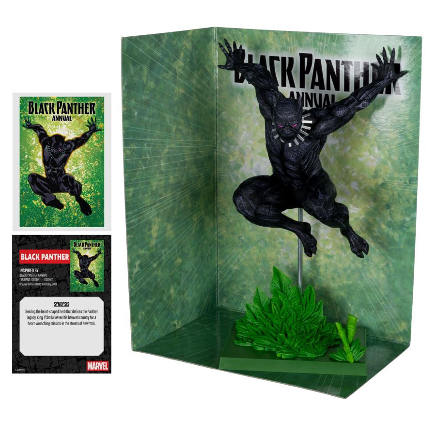 Thumbnail: Marvel Comics - Black Panther with Comic (Annual #1 - Variant Edition) 1:6 Scale Figure