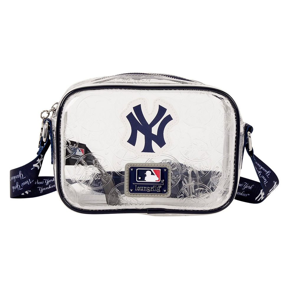 サムネイル： MLB New York Yankees Clear Crossbody Bag
