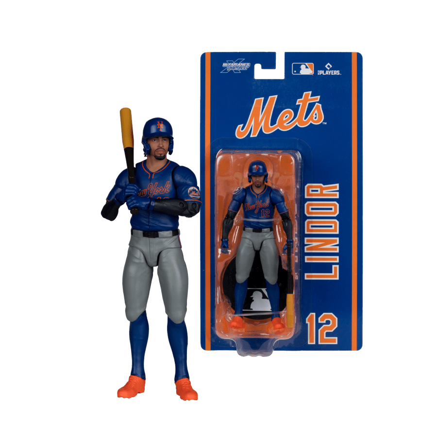 MLB – Francisco Lindor (Mets) 6″ Articulated Figure New York Mets McFarlane Toys