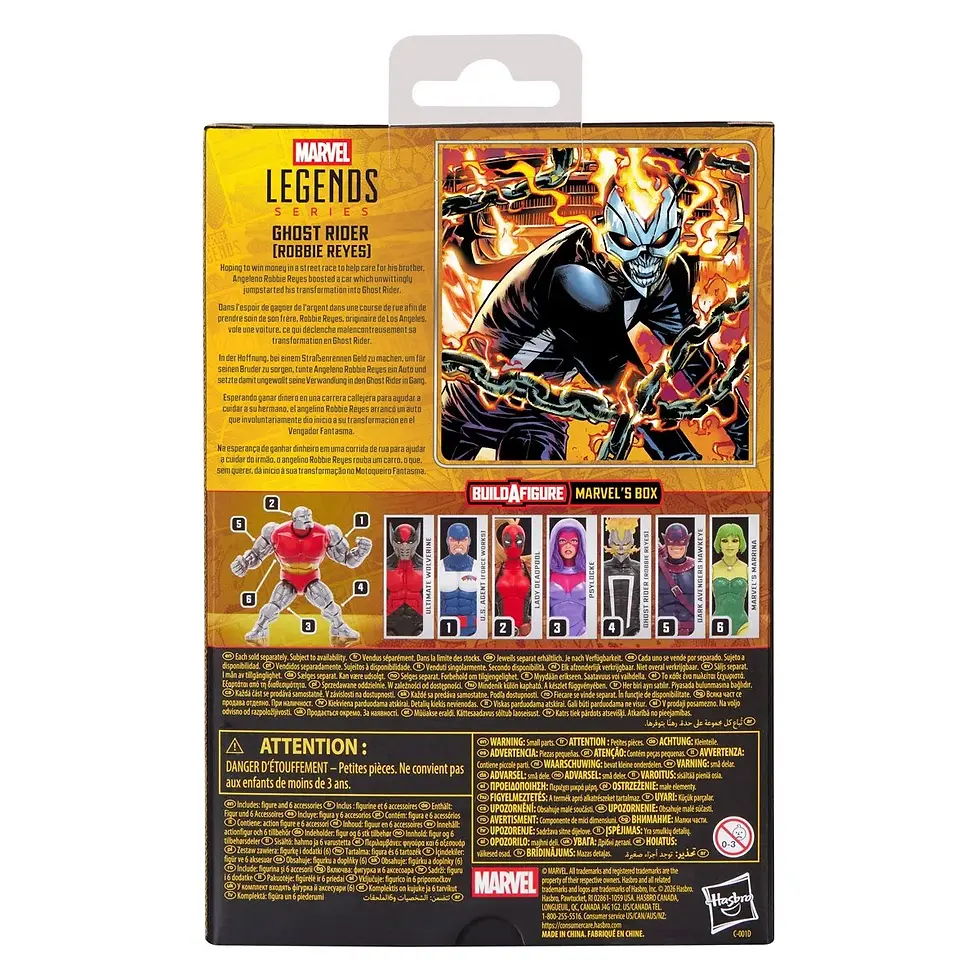 サムネイル： Marvel Legends Series Ghost Rider (Robbie Reyes) 6-Inch Action Figure