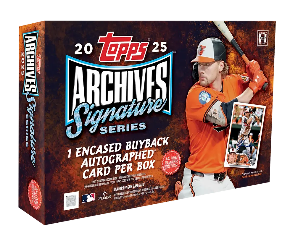 2025 Topps Archives Signature Series - Active Player Edition - Hobby Box
