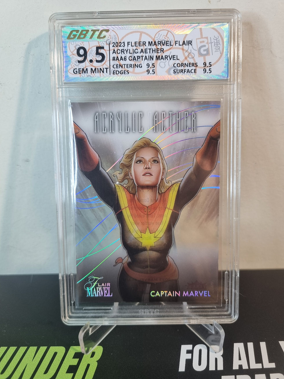 Captain Marvel 2023 Marvel Flair Acrylic Aether
