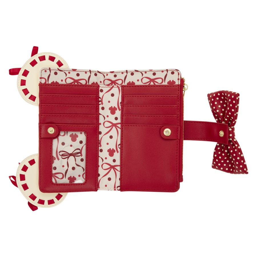 サムネイル： Disney - Minnie Mouse Rock the Dots Coquette Flap Wallet