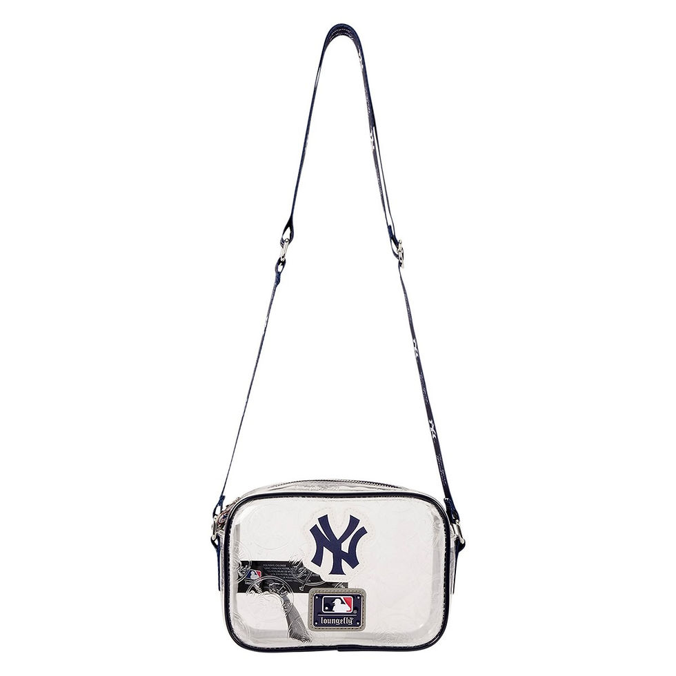 섬네일: MLB New York Yankees Clear Crossbody Bag