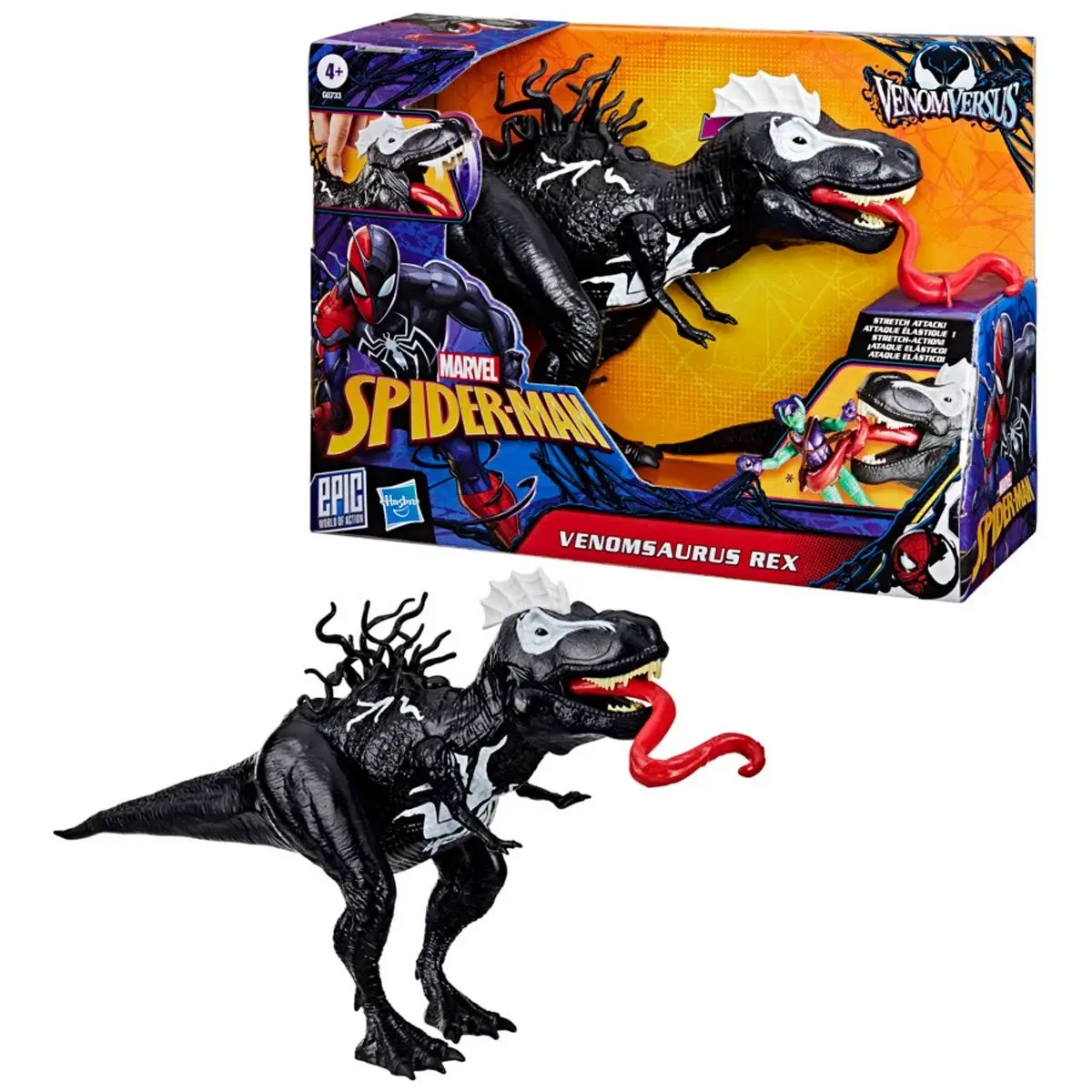 Spider-Man Epic World of Action VenomVersus Venomsaurus Rex 16-Inch Action Fig