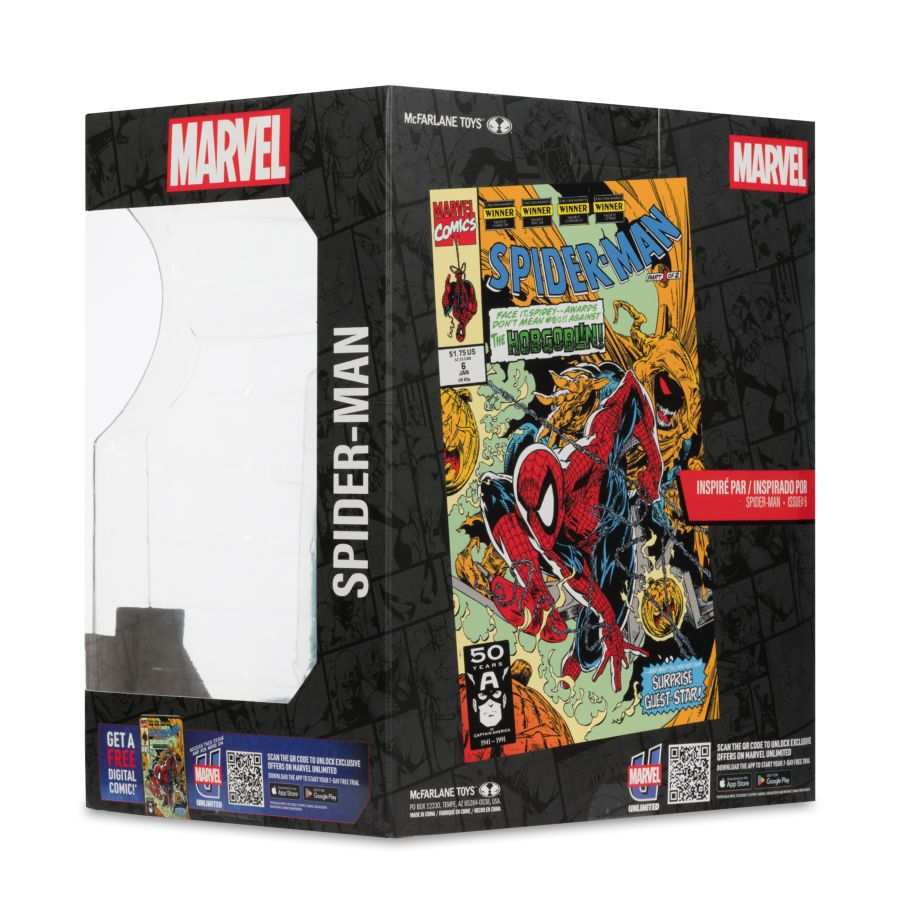 Thumbnail: Marvel Comics - Spiderman (Spider-Man 6) 1:10 Scale Collectible Figure with Scene