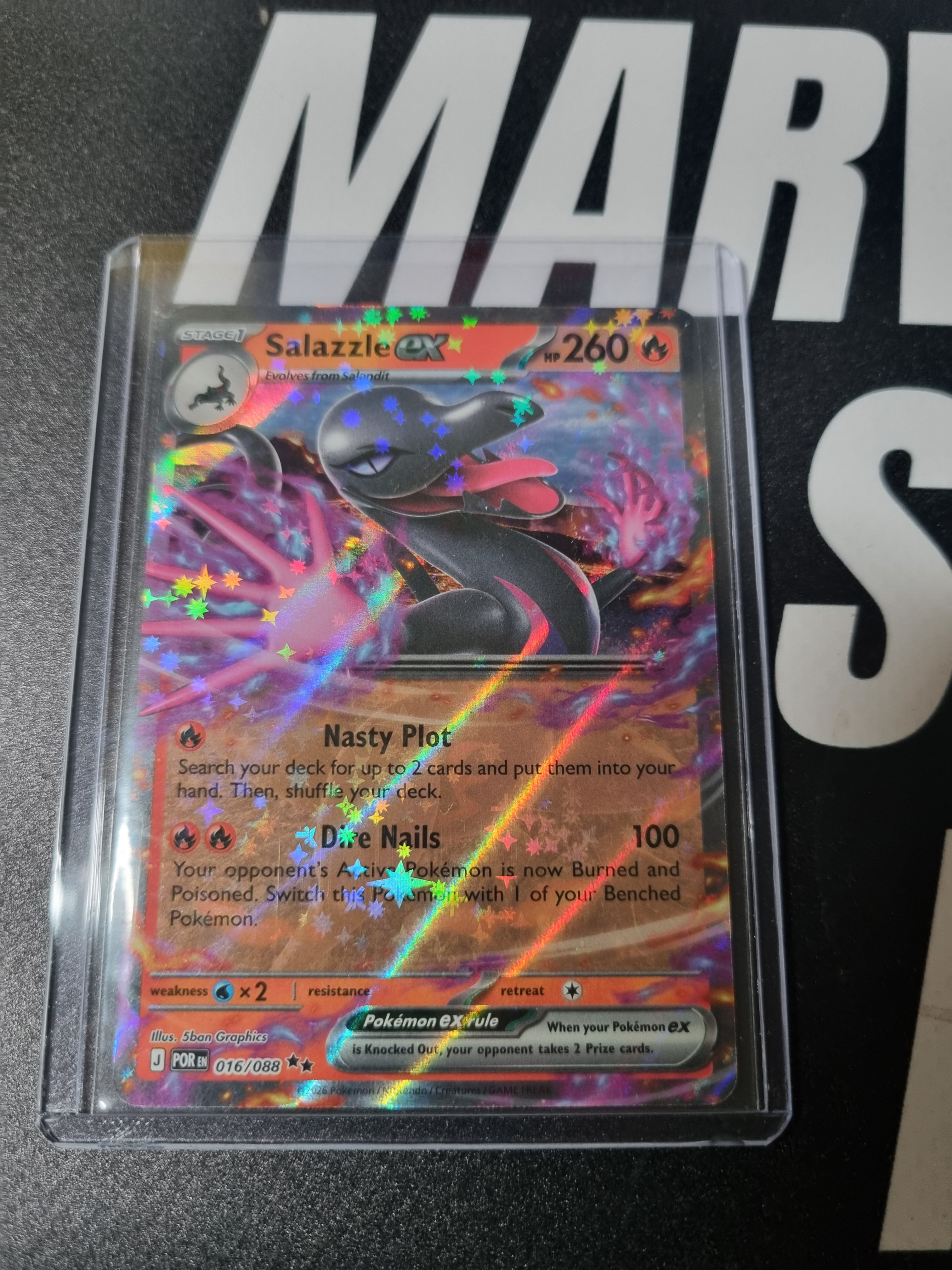 Salazzle ex - 016/088 - Ultra Rare - Perfect Order - Near Mint