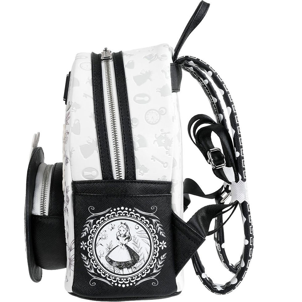 섬네일: Alice in Wonderland Sketch Mini-Backpack Loungefly