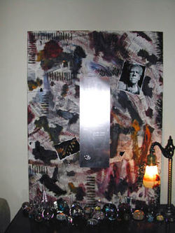 Peinture et collage