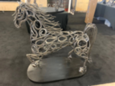 4' horse roundbar mane and tale