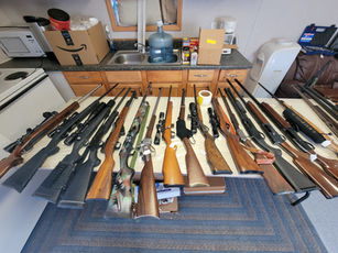 Rifles, firearms, guns
