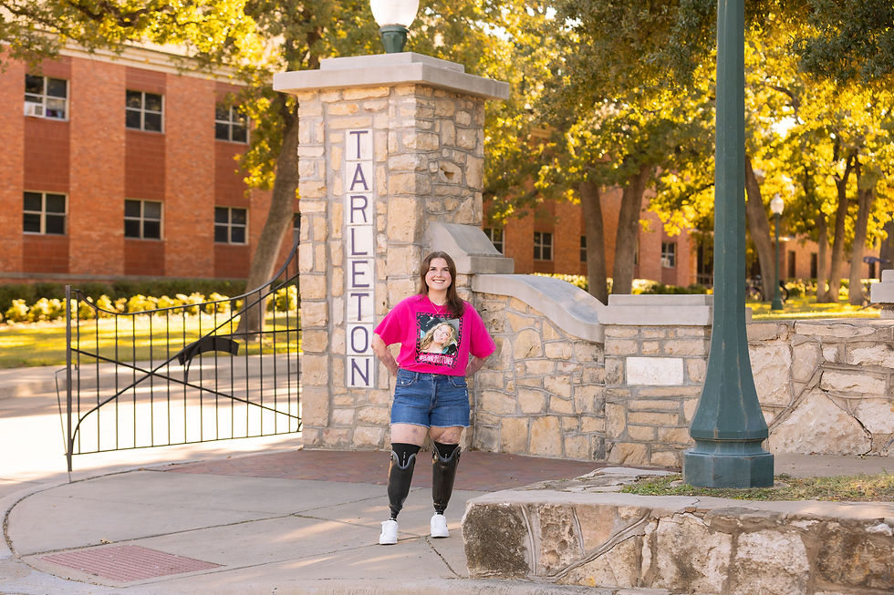 Hannah Reyling Meningitis Survivor Tarleton State University