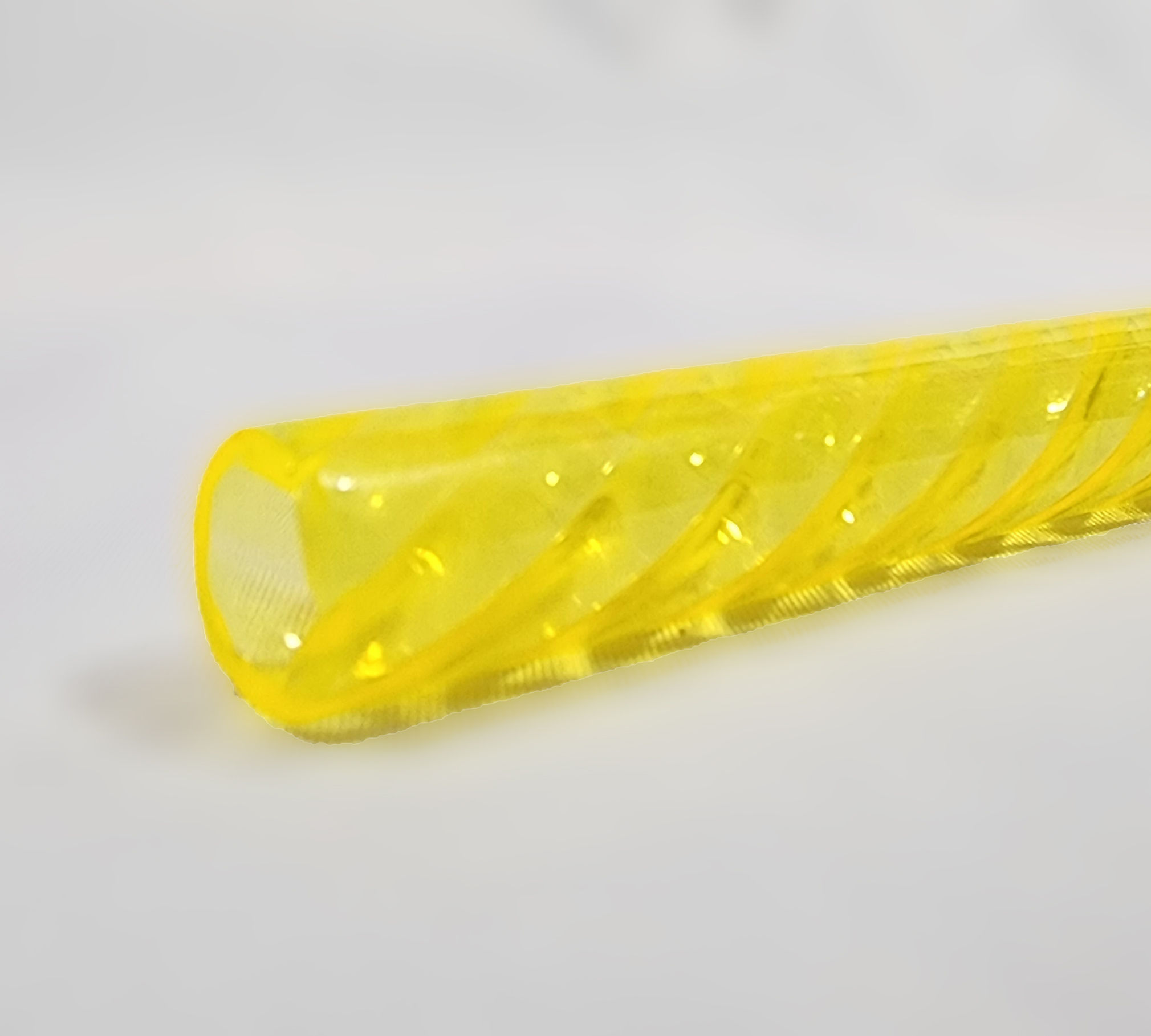 Paille réutilisable "Torsade" Jaune