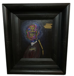 self portrait in black rainbows