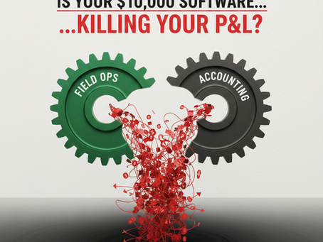 Why Your $10,000 Field Software is Actually Killing Your P&L