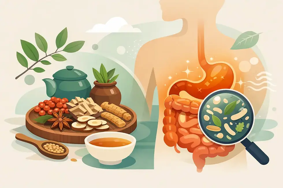 How Chinese Herbs Support Digestion and Gut Health
