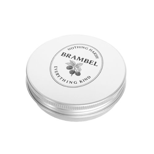 Aluminum-free natural cream deodorant in metal tin by Brambel