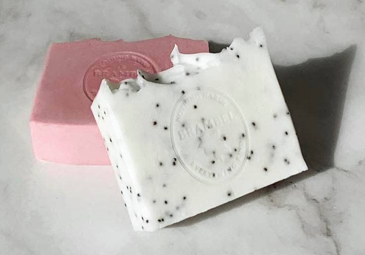 Cold processed soap bars by Brambel made with natural ingredients and traditional soapmaking methods