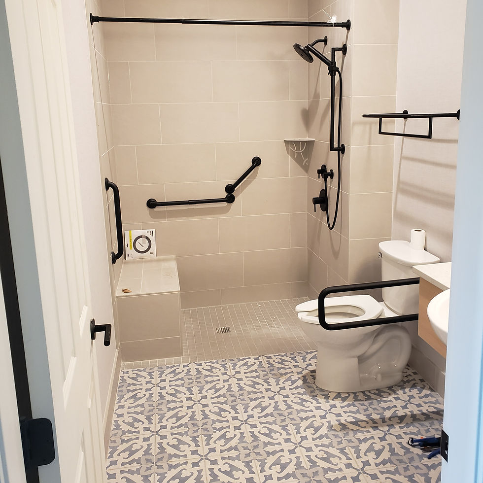 Hotel Shower Renovation