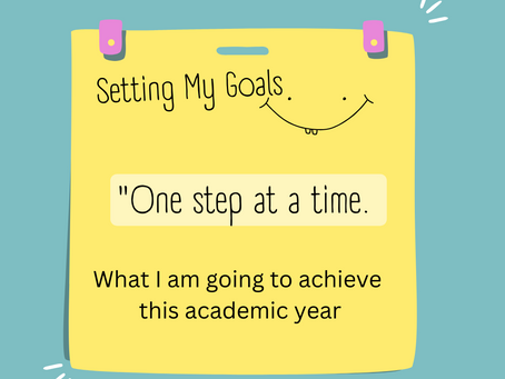 Set Your Goals for the New School Year
