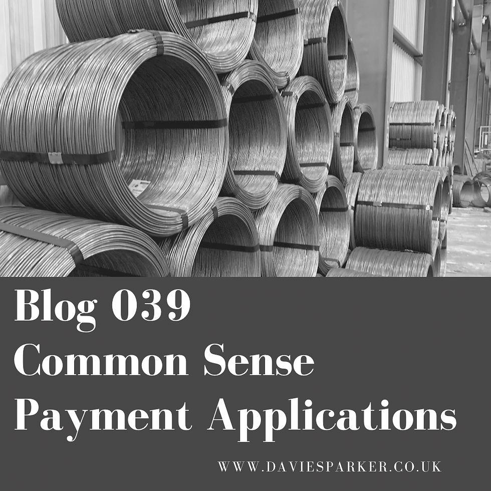 Blog 039 - Common Sense Payment Applications