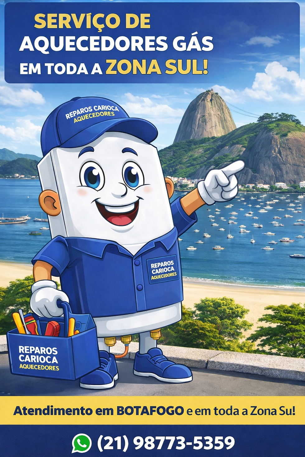 🔥 Conserto e Instalação de Aquecedores a Gás na Zona Sul do Rio de Janeiro
A Reparos Carioca Aquecedores realiza conserto, manutenção preventiva e instalação de aquecedores a gás em todos os bairros da Zona Sul do Rio de Janeiro, com atendimento residencial e técnico especializado.
Atendemos aquecedores das principais marcas do mercado, como Rinnai, Lorenzetti, Bosch, Komeco, Sakura, Kobe e Rheem, sempre seguindo normas de segurança e boas práticas técnicas.
📍 Bairros atendidos na Zona Sul:
Copacabana • Ipanema • Leblon • Botafogo • Flamengo • Catete • Laranjeiras • Glória • Humaitá • Jardim Botânico • Lagoa • Gávea • São Conrado • Urca • Cosme Velho • Leme
🔧 Serviços realizados:
✔️ Conserto de aquecedor a gás
✔️ Instalação de aquecedor a gás
✔️ Manutenção preventiva
✔️ Troca de peças e componentes
✔️ Ajuste de chama e regulagem
✔️ Verificação de exaustão e chaminé
✔️ Correção de falhas no aquecimento da água
Se o seu aquecedor não esquenta, desarma, apresenta erro no painel, vazamento ou queda de pressão, conte com uma assistência técnica experiente e focada em solução definitiva.
📞 Atendimento em toda a Zona Sul do RJ
🌐 www.reparoscarioca.com.br
📲 WhatsApp: (21) 98773-5359
