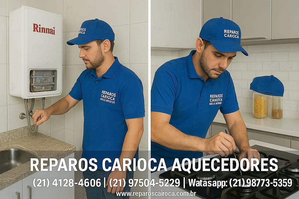 Conserto de Aquecedores e Conserto de Fogão em Copacabana