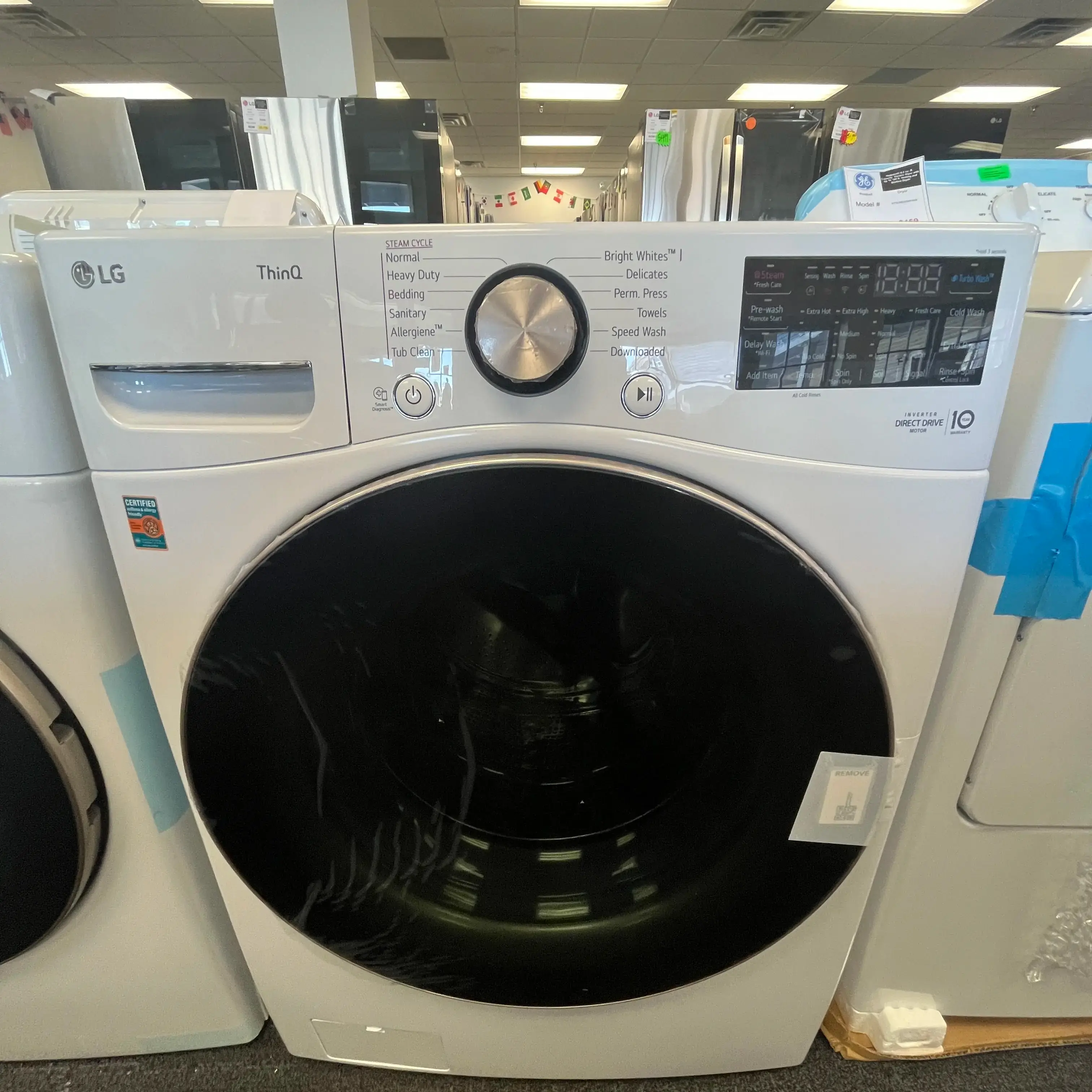 4.5 cu. ft. Ultra Large Capacity Smart wi-fi Enabled Front Load Washer with Turb