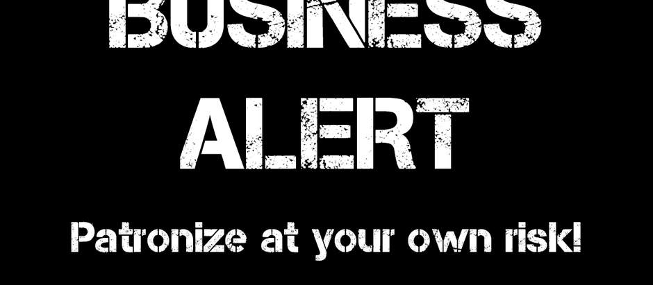 A message regarding Varsity Stitch Shop of New Jersey & the owner David Schraub