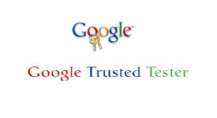 Google Trusted Tester Logo White Background