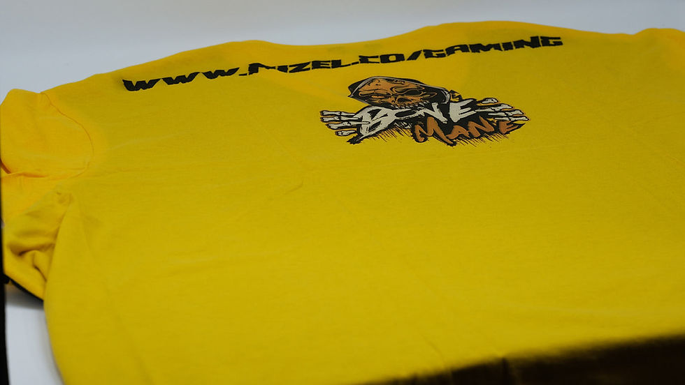 Thumbnail: Bonemane 100% Cotton Short Sleeve Two-toned T-Shirt