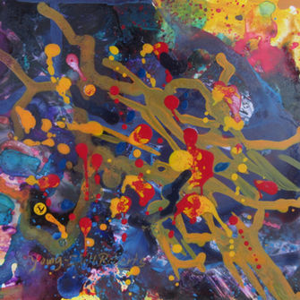 Original Watercolor painting of Impression in the Others collection. This painting is For Sale.