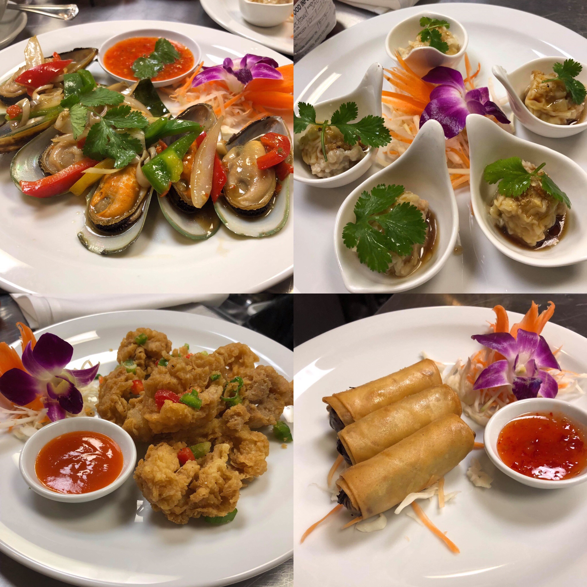 Arranged Food and Objects