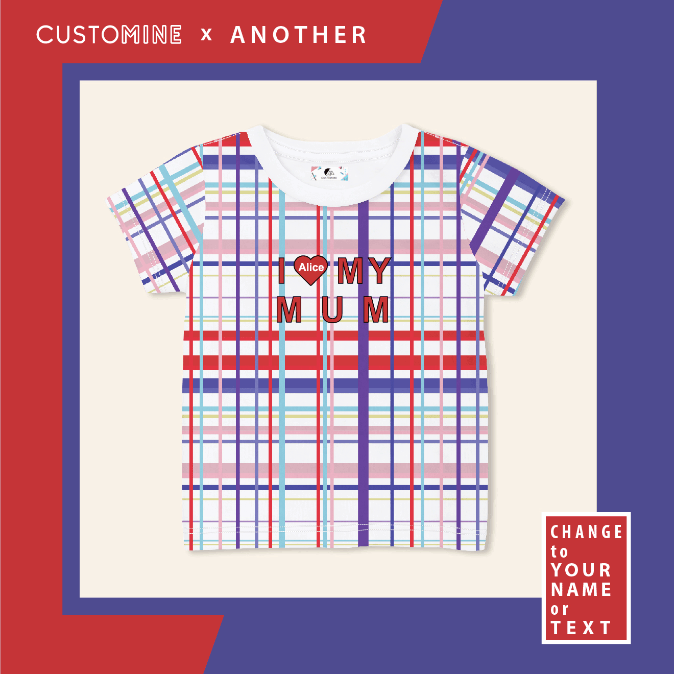 CUSTOMINE X ANOTHER - 70s Retro T-shirt (kid)