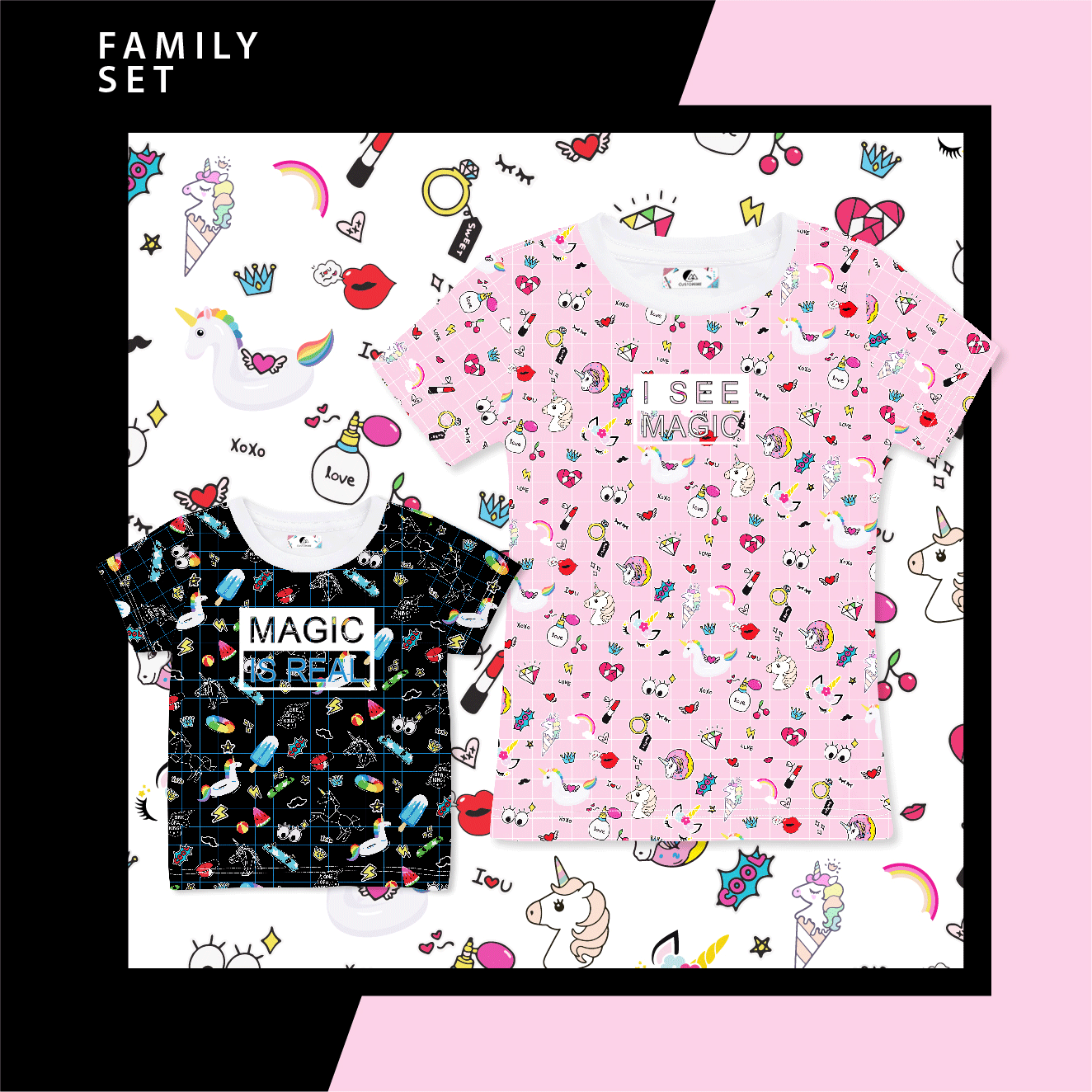 Be a Unicorn Boy & Mum Matching Set (Toddler)