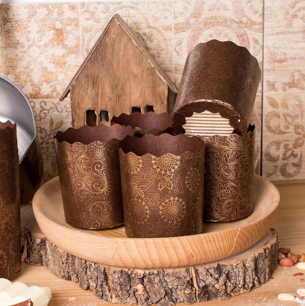 Thumbnail: 5 oz Italian Panettone Paper Mold -  25 Pack